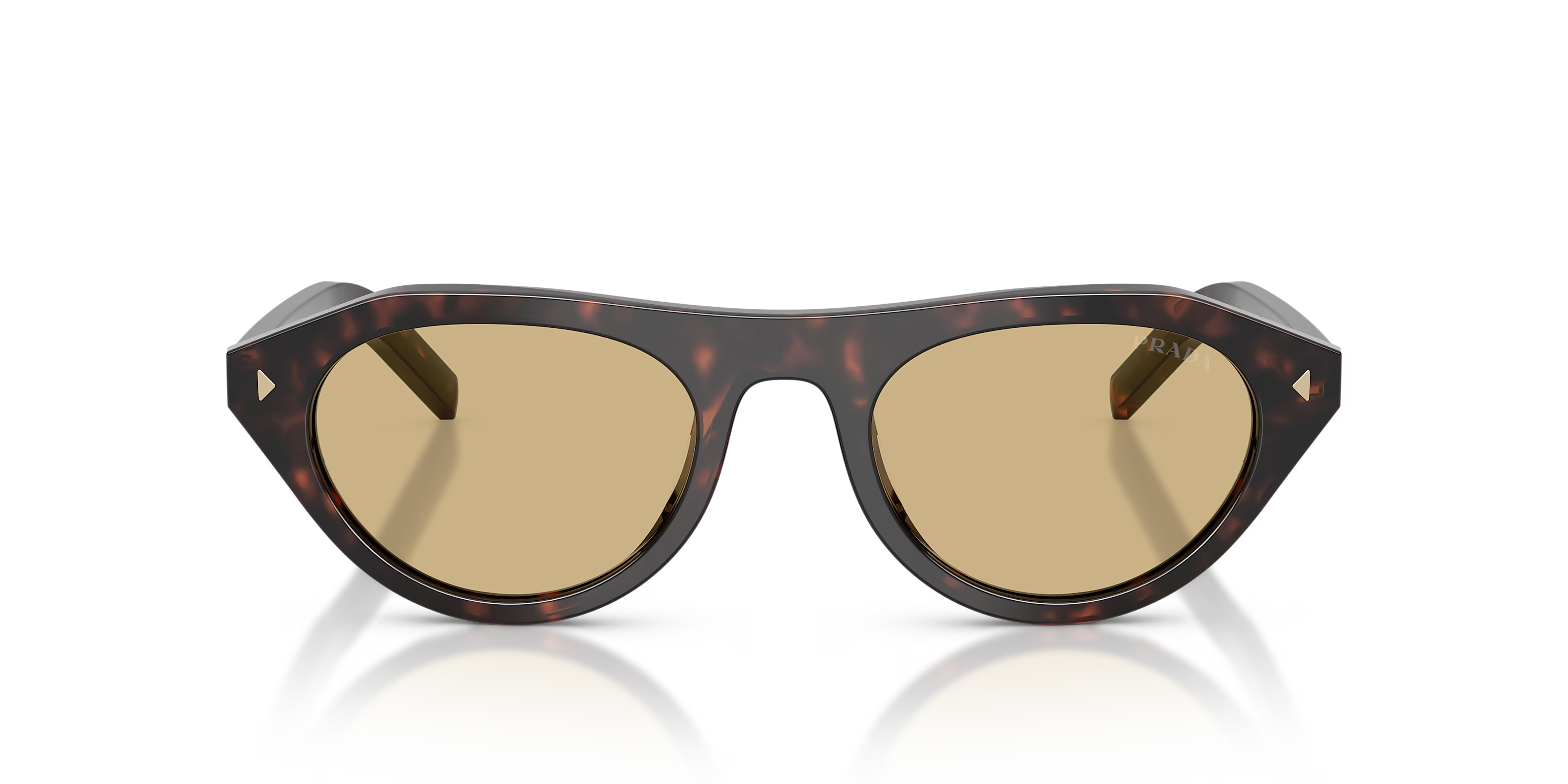 Óculos de Sol Prada PR B15S 17N70R Armação Tartaruga com Lente Marrom