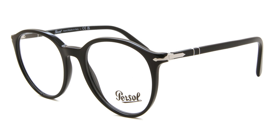 Persol PO 3353-V 95 53 Acetato Preto Brilho