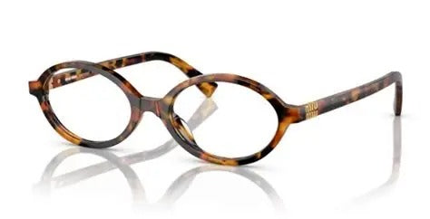 Óculos de Grau Miu Miu MU 01XV VAU-1O1 50 Acetato Cor Havana