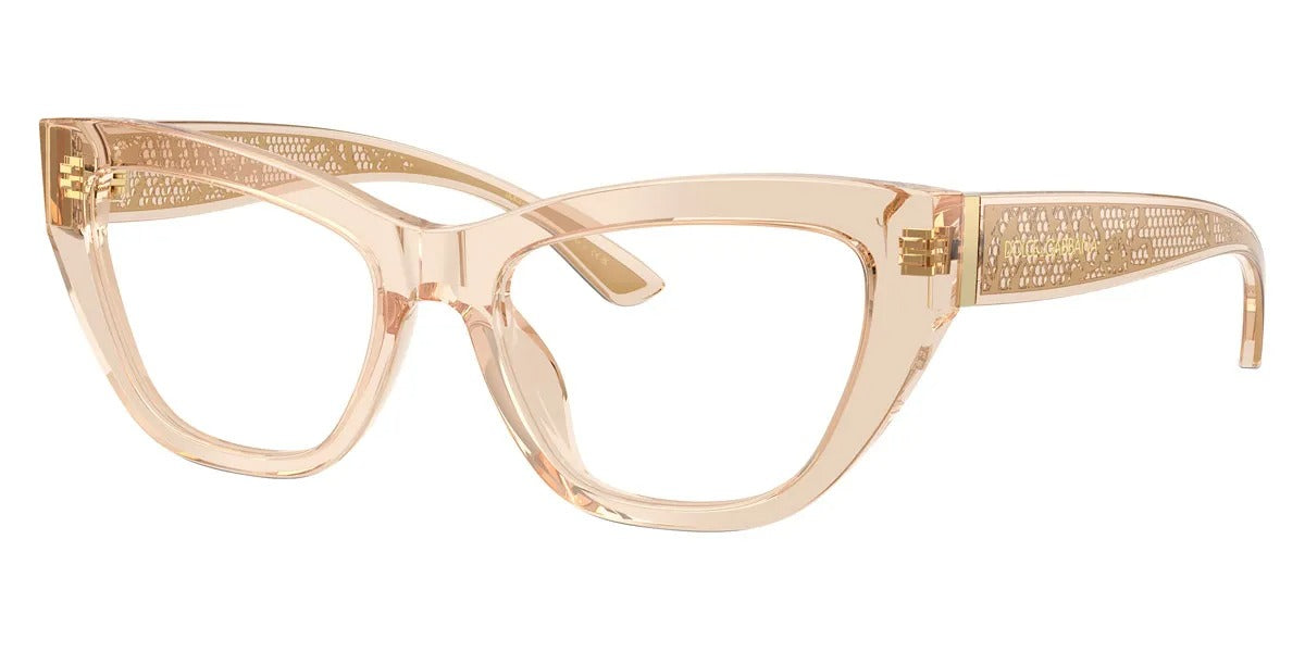 Óculos de Grau Dolce & Gabbana 3412 3432 Acetato Nude Translucido