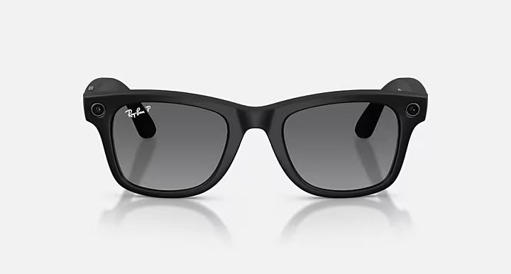 Óculos de sol Ray Ban Meta Wayfarer Matte Black Grafite Polarizado (Gen2)