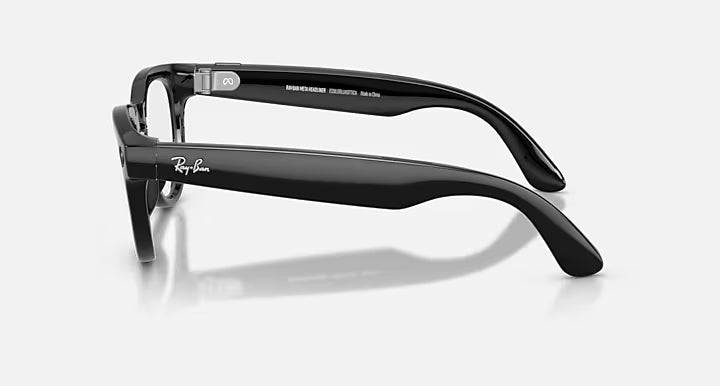 Óculos de sol Ray Ban Meta Headliner Preto Brilhante Incolor/Safira Transitions® (Gen2)