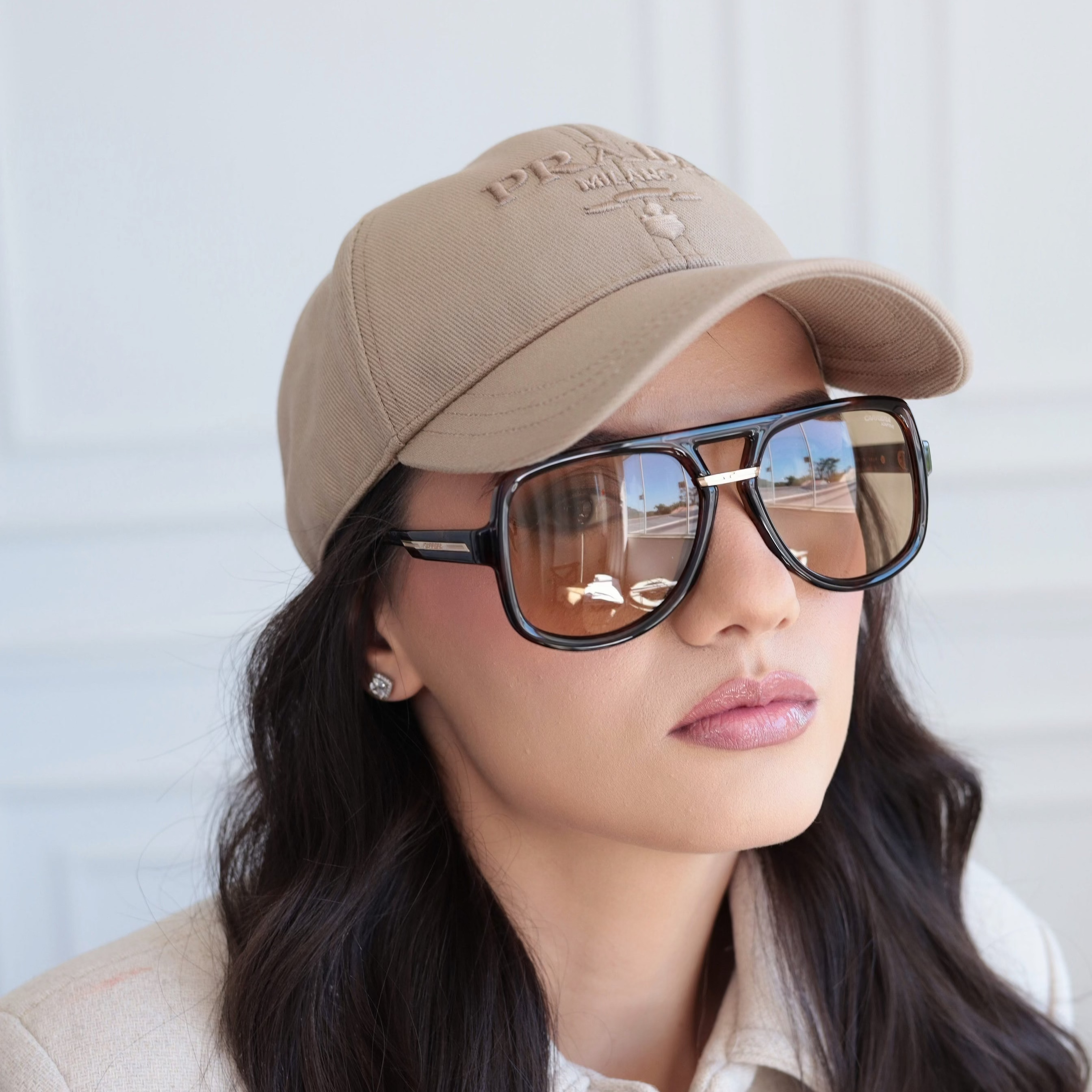 Óculos de Sol Carrera Victory C 10/S 086UK 59 Adaptive Acetato na Cor Havana Lentes Amarelas Fotocromatica