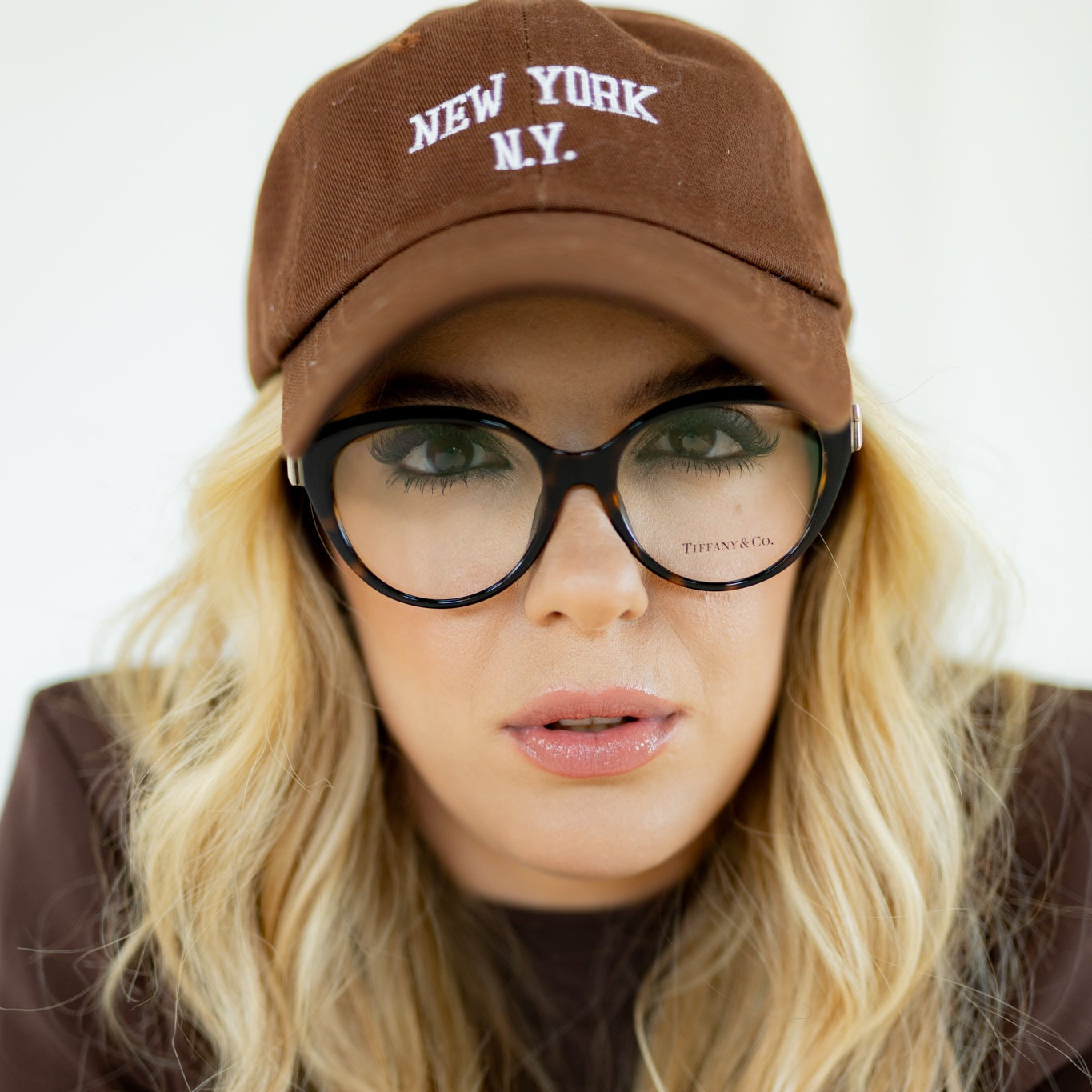 Óculos de Grau TF2255U-8015-54 Tiffany & Co Gatinho Acetato Tartaruga