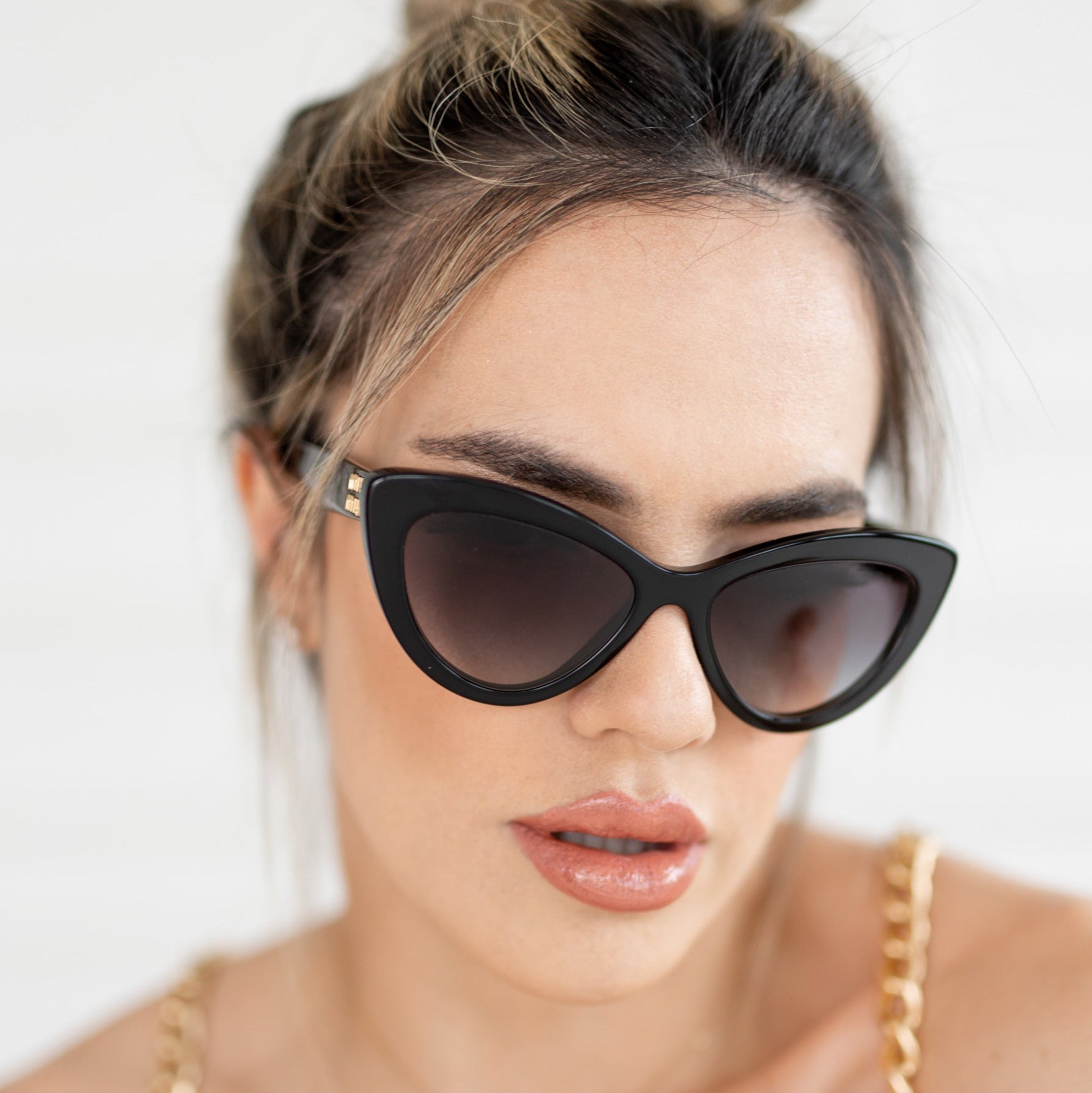 Óculos de Sol MIU MIU MU04Y 1AB5D1 Acetato preto