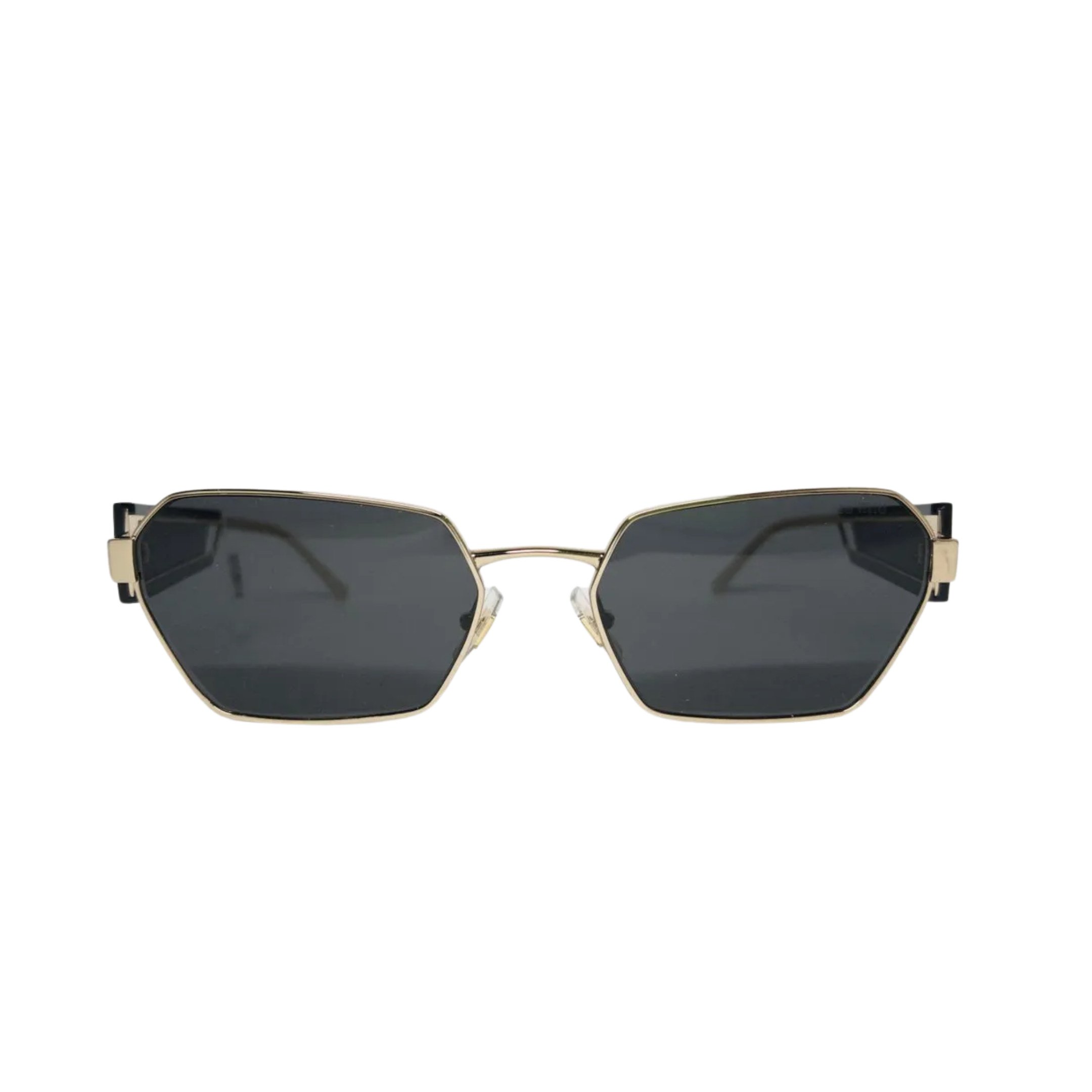 Óculos de Sol Miu Miu SMU53W ZVN 5S0 Metal Dourado com Lentes Cinza Escuro